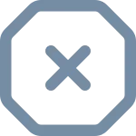 Times Hexagon SVG Icon